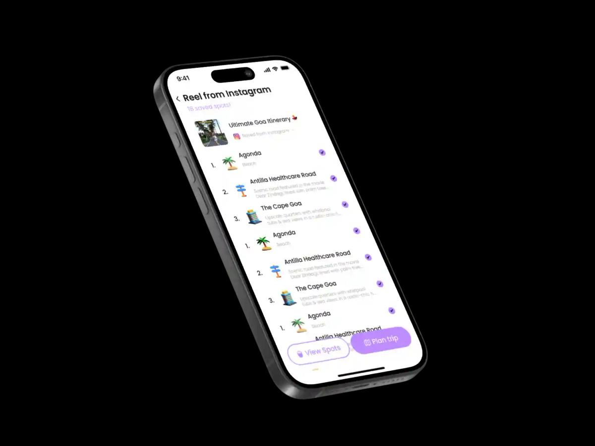Gumo App on iPhone